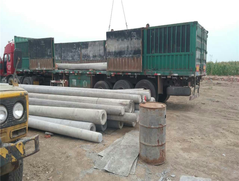 安徽蒙城15米190預(yù)應(yīng)力電桿扶貧項(xiàng)目電網(wǎng)改造