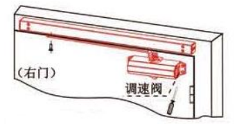 拉門面電動(dòng)閉門器安裝方法